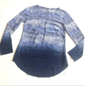 Trina Turk 100% Silk Top Beautiful Print